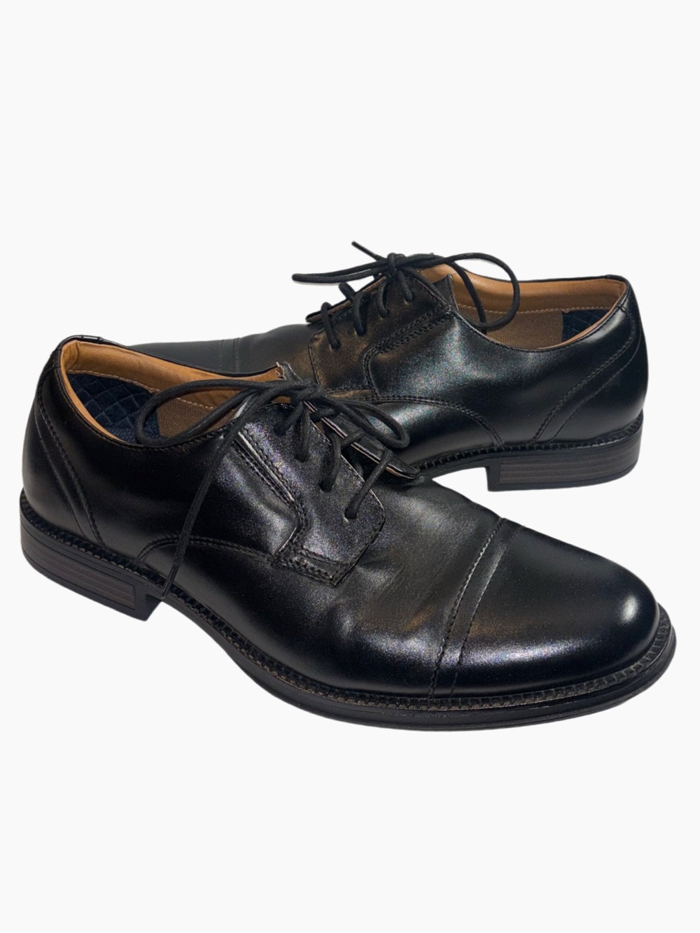 Dockers Garfield Cap Toe Oxford Dress Shoes Black Men's Size 9.5 Style #90-36454